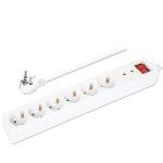 MANHATTAN 06xPRISES 02M ETANCHE IP20 BLANC