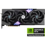 RTX 5070TI MSI GAMING TRIO OC 16GB GDDR7 BLACK – Image 2