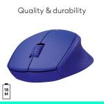 SANS FIL SILENCIEUSE LOGITECH M330 BLUE – Image 2
