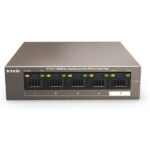 SWITCH 5 PORTS TENDA TEF1105P-4-63W (4 PORT POE) 10/100