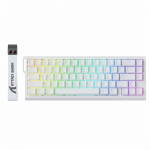 MAGNETIC SWITCHES GAMING ATTACK SHARK X68 HE RGB WHITE CONTOUR LINE