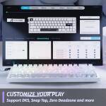 MAGNETIC SWITCHES GAMING ATTACK SHARK X68 HE RGB WHITE CONTOUR LINE – Image 2