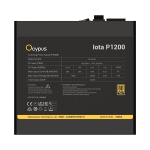 OCYPUS 1200W OCYPUS IOTA P1200W (80+ GOLD) FULL MODULAR BLACK – Image 5
