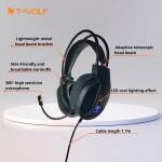 T-WOLF H160 GAMER FILAIR RGB 7.1 USB – Image 2