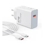 CHARGEUR LDNIO 67W Q1616 QC4+ AVEC CABLE TYPE-C