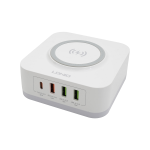 STATION DE CHARGE LDNIO AW004 32W (CHARG SANSFIL/02XUSB 15W/01x USB 18W/01x TYPE-C 30W)