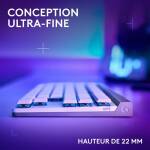 LOGITECH SANSFIL MECANIQUE G515 LIGHTSPEED TKL RGB WHITE (FR) – Image 4