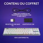 LOGITECH SANSFIL MECANIQUE G515 LIGHTSPEED TKL RGB WHITE (FR) – Image 2