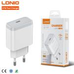 CHARGEUR LDNIO Q122 27W TYPE-C TO TYPE C
