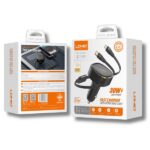 CHARGEUR AUTO LDNIO C107 ALLUME CIGARETTE IPHONE ET TYPE-C 30W