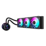 GIGABYTE AORUS WATERFORCE 360 X II (AM5/LGA1851-1700) ARGB BLACK – Image 2