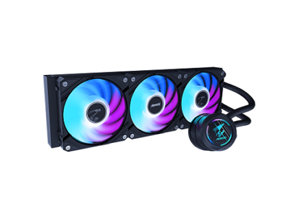 GIGABYTE 360 II AORUS WATERFORCE (AM5/LGA1851-1700) ARGB BLACK