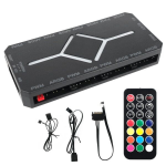 CONTROLEUR AVEC TELECOMMANDE STANDARD ARGB ET VITESSE 10 VENTILOS BLACK – Image 2