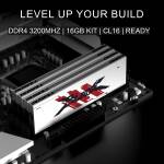 UDIMM DDR4 16GO 3200MHZ CL 16 PUSKILL KILL BLADE ARGB WHITE (CONFIG UNIQ) – Image 3