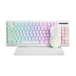 COMBO GAME MARVO CLAVIER & SOURIS +TAPIS DE SOURIS scorpion 3 IN1  LOOT 30 GM-310 RGB WHITE