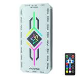 SNOWMAN H9 AVEC TELECOMMANDE ARGB ET VITESSE 8 VENTILOS WHITE – Image 3