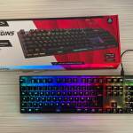 HYPERX ALLOY ORIGINS MECHANIQUE RED SWITCH RGB DEUTCH LAYOUT occasion