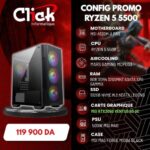 CONFIG /R5 5500/ 08GB RAM/ 512GB SSD/A520M-A PRO MSI /RTX 3050/500W MSI/M100A