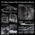 ATTACK SHARK X11 SANSFIL ULTRA CARBON 8K NORDIC 54L15 PURPLE – Image 5