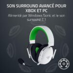 RAZER BLACKSHARK V3 X HYPERSPEED SANSFIL (2.4GHZ-BT) (PC/XBOX ONE/XBOX SERIS X-S) WHITE – Image 3