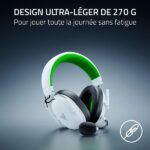 RAZER BLACKSHARK V3 X HYPERSPEED SANSFIL (2.4GHZ-BT) (PC/XBOX ONE/XBOX SERIS X-S) WHITE – Image 4